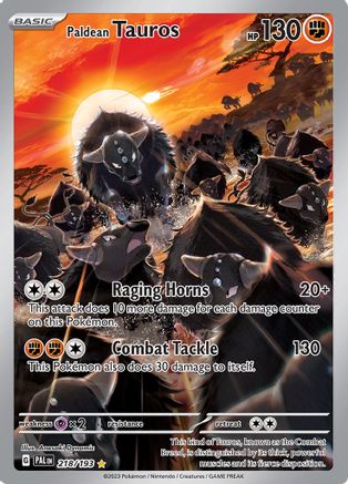 Paldean Tauros - 218/193 (218) [SV02] Pokemon SV02: Paldea Evolved - Single Cards