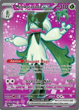 Meowscarada ex - 231/193 (231) [SV02] Pokemon SV02: Paldea Evolved - Single Cards