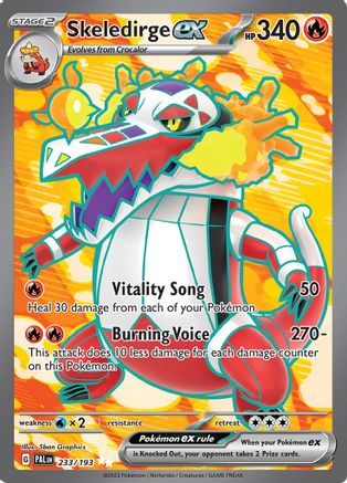 Skeledirge ex - 233/193 (233) [SV02] Pokemon SV02: Paldea Evolved - Single Cards