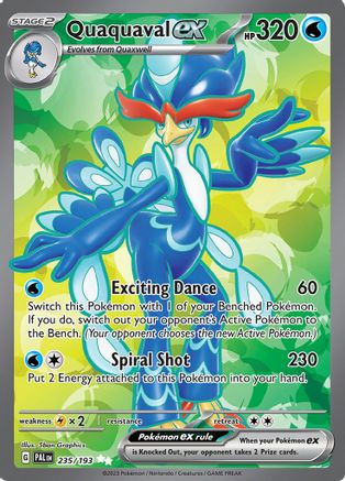 Quaquaval ex - 235/193 (235) [SV02] Pokemon SV02: Paldea Evolved - Single Cards