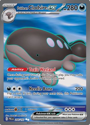 Paldean Clodsire ex - 244/193 (244) [SV02] Pokemon SV02: Paldea Evolved - Single Cards