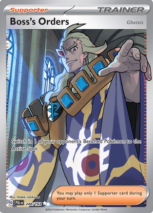 Boss's Orders - 248/193 (248) [SV02] Pokemon SV02: Paldea Evolved - Single Cards