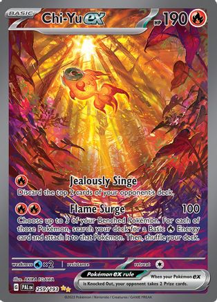 Chi-Yu ex - 259/193 (259) [SV02] Pokemon SV02: Paldea Evolved - Single Cards