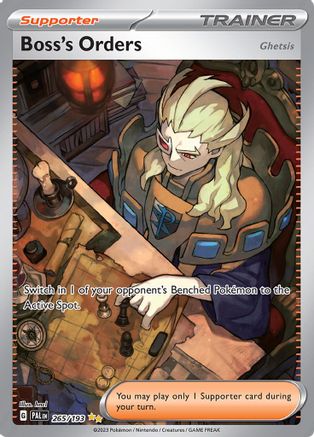 Boss's Orders - 265/193 (265) [SV02] Pokemon SV02: Paldea Evolved - Single Cards