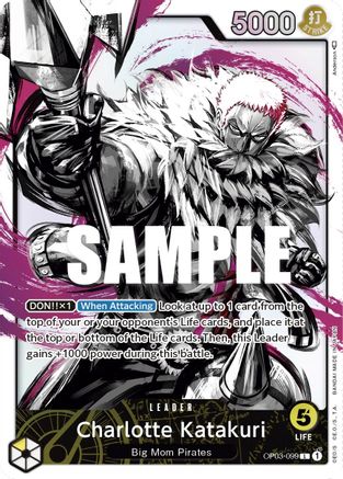 Charlotte Katakuri (099) (Alternate Art) [OP03-099] One Piece - Pillars of Strength - Single Cards