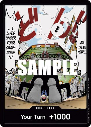 DON!! Card (Alternate Art) One Piece - Pillars of Strength - Single Cards