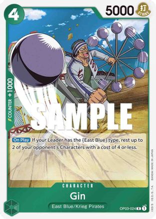 Gin [OP03-024] One Piece - Pillars of Strength - Single Cards