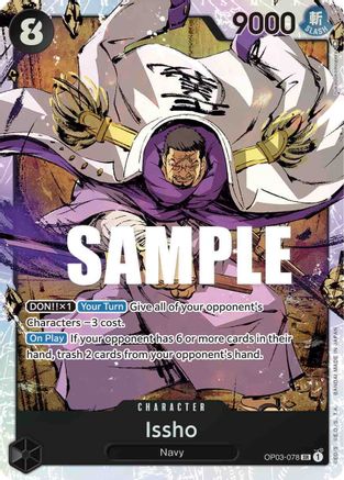Issho [OP03-078] One Piece - Pillars of Strength - Single Cards
