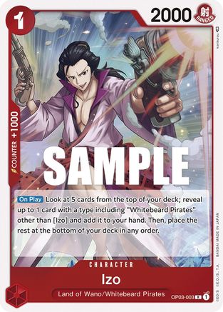 Izo [OP03-003] One Piece - Pillars of Strength - Single Cards