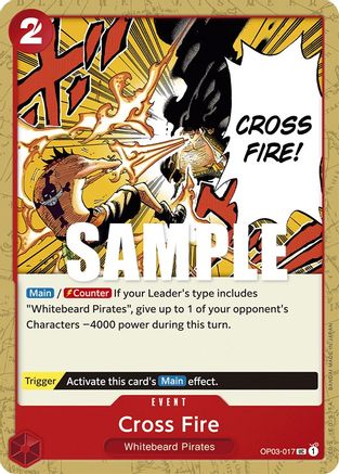 Cross Fire (OP03-017)   One Piece - Pillars of Strength - Single Cards