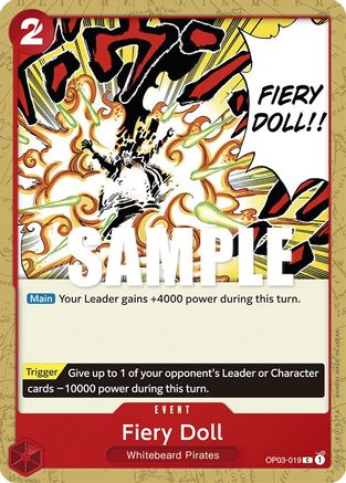 Fiery Doll (OP03-019)   One Piece - Pillars of Strength - Single Cards