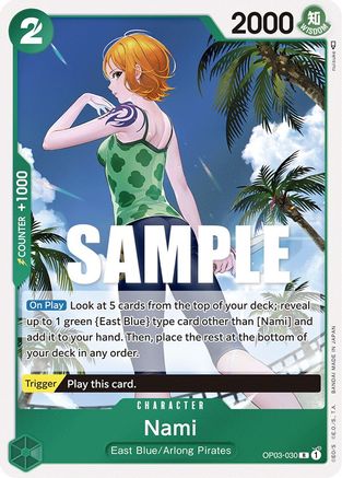 Nami (030) [OP03-030] One Piece - Pillars of Strength - Single Cards