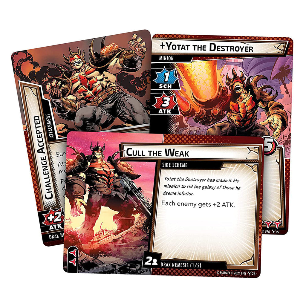 Marvel Champions LCG Drax Hero Pack - Board Games - 4