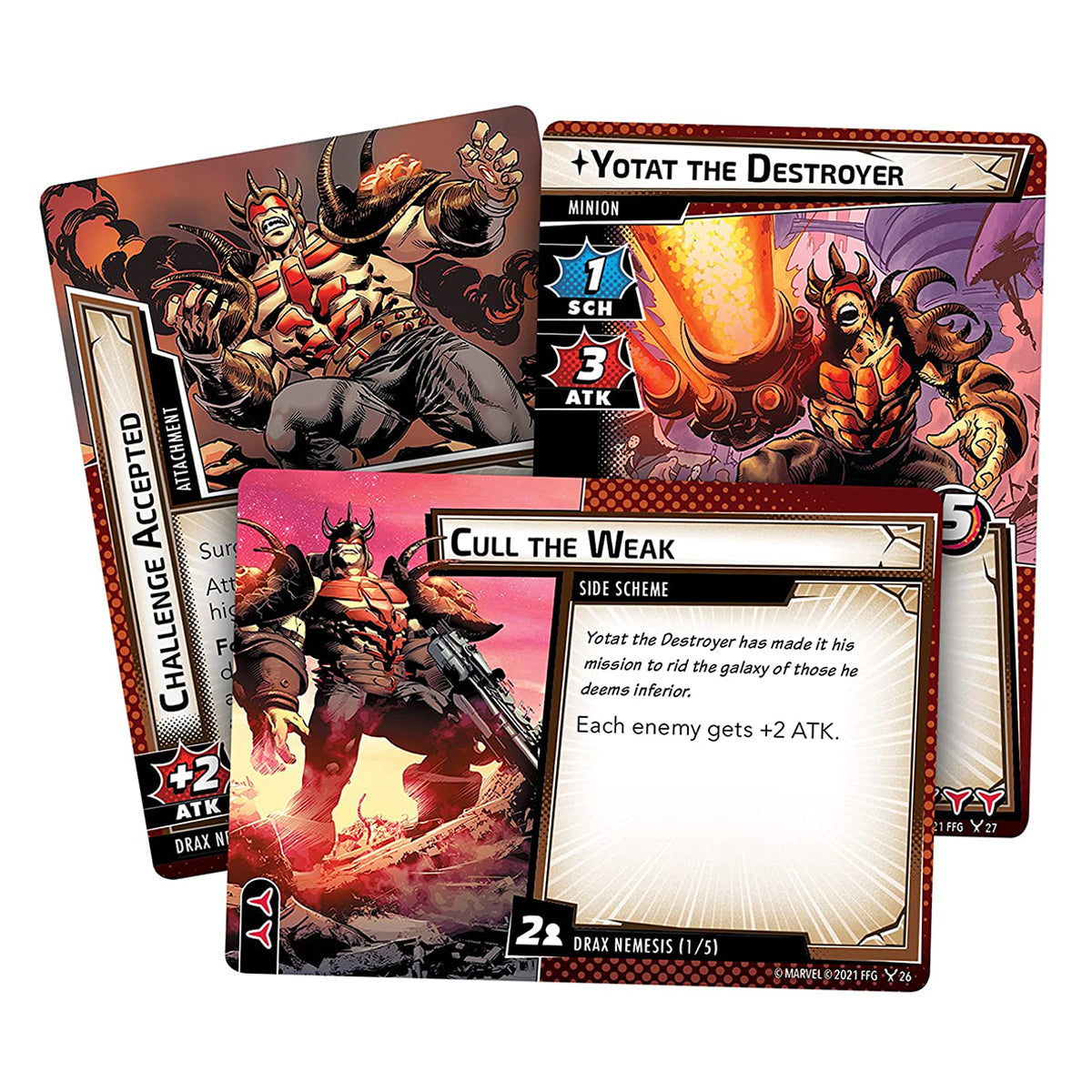 Marvel Champions LCG Drax Hero Pack - Board Games - 4