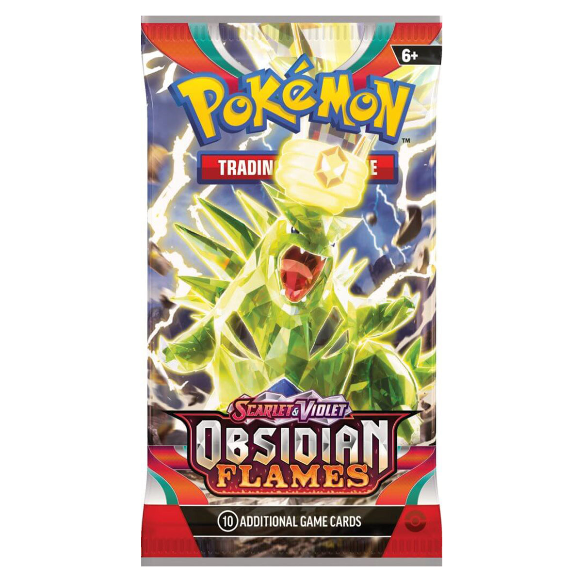 POKEMON TCG Scarlet & Violet Obsidian Flames Single Booster Pack - Trading Card Games - 4