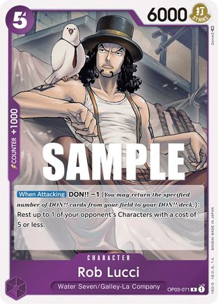 Rob Lucci (071) [OP03-071] One Piece - Pillars of Strength - Single Cards