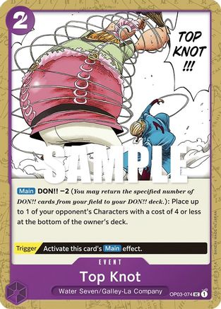 Top Knot (OP03-074) - Pillars of Strength - Single Cards