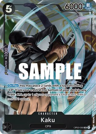 Kaku (080) (Alternate Art) [OP03-080] One Piece - Pillars of Strength - Single Cards