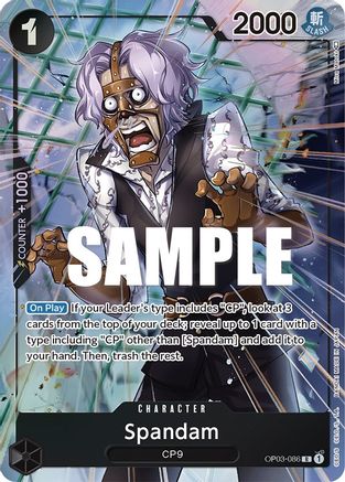 Spandam (Alternate Art) [OP03-086] One Piece - Pillars of Strength - Single Cards