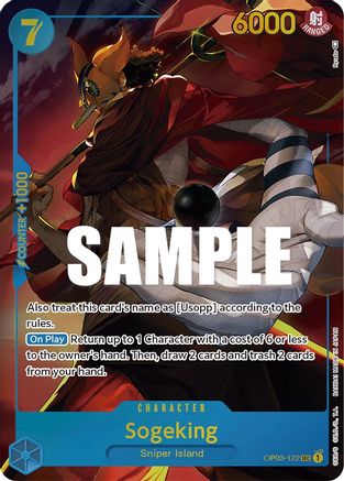 Sogeking (Alternate Art) [OP03-122] One Piece - Pillars of Strength - Single Cards