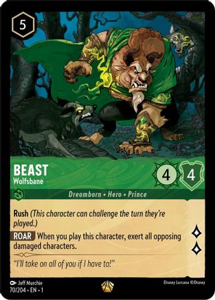 Beast - Wolfsbane (70/204) - The First Chapter - Lorcana - Single Cards