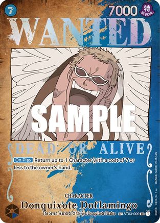 Donquixote Doflamingo (Wanted Poster) [ST03-009] One Piece - Pillars of Strength - Single Cards