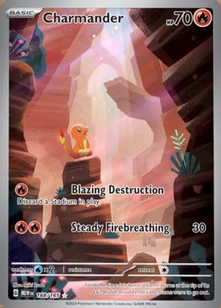 Charmander - 168/165 Pokemon SV: Scarlet and Violet 151 - Single Cards