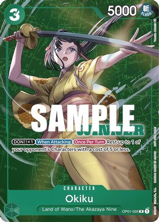 Okiku (Winner Pack Vol. 4) (OP01-035) - One Piece Promotion Cards - Single Cards