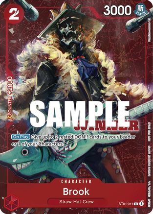 Brook (Winner Pack Vol. 4) (ST01-011) - One Piece Promotion Cards - Single Cards