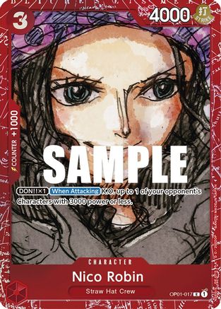 Nico Robin (Premium Card Collection -ONE PIECE FILM RED Edition-) (OP01-017) - One Piece Promotion Cards - Single Cards