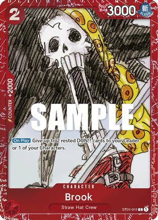 Brook (Premium Card Collection -ONE PIECE FILM RED Edition-) (ST01-011) - One Piece Promotion Cards - Single Cards