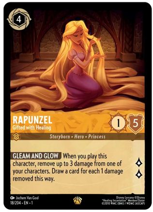 Rapunzel - Gifted with Healing (18/204) - The First Chapter - Lorcana - Single Cards