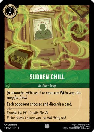 Sudden Chill (98/204) - The First Chapter Cold Foil - Lorcana - Single Cards