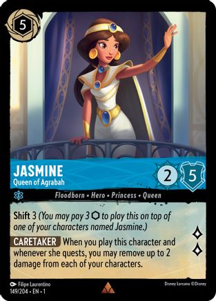 Jasmine - Queen of Agrabah (149/204) - The First Chapter Cold Foil - Lorcana - Single Cards