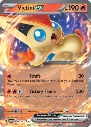 Victini ex (033) [SV03] Pokemon SV03: Obsidian Flames - Single Cards