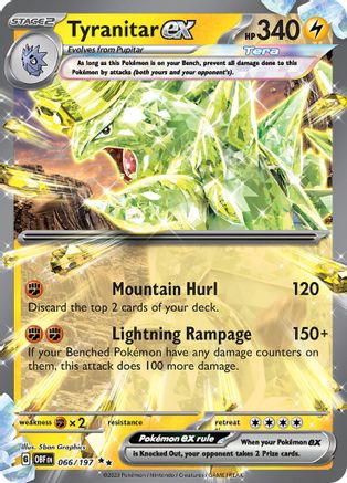 Tyranitar ex (066) [SV03] Pokemon SV03: Obsidian Flames - Single Cards