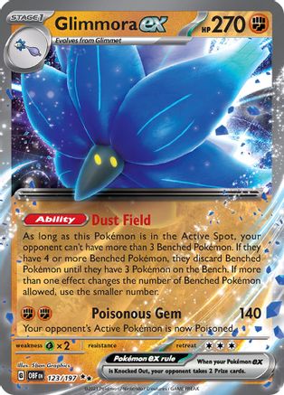 Glimmora ex (123) [SV03] Pokemon SV03: Obsidian Flames - Single Cards