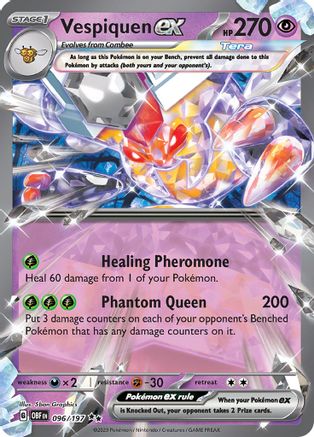 Vespiquen ex (096) [SV03] Pokemon SV03: Obsidian Flames - Single Cards