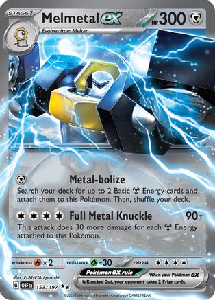 Melmetal ex (153) [SV03] Pokemon SV03: Obsidian Flames - Single Cards