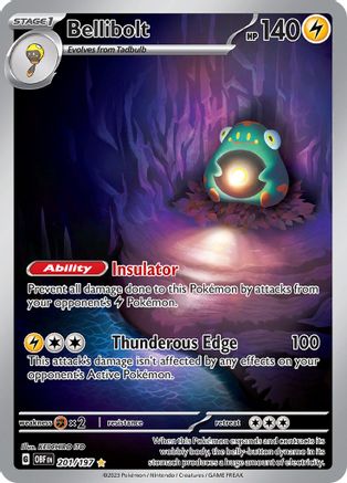 Bellibolt - 201/197 (201) [SV03] Pokemon SV03: Obsidian Flames - Single Cards