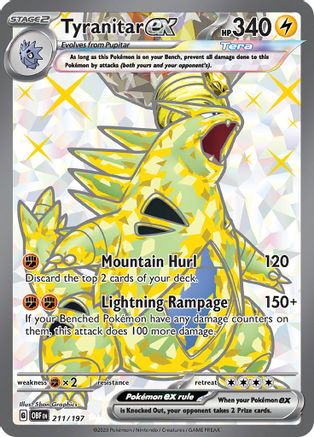 Tyranitar ex - 211/197 (211) [SV03] Pokemon SV03: Obsidian Flames - Single Cards