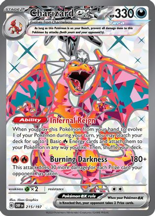 Charizard ex - 215/197 (215) [SV03] Pokemon SV03: Obsidian Flames - Single Cards