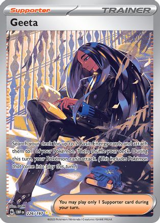 Geeta - 226/197 (226) [SV03] Pokemon SV03: Obsidian Flames - Single Cards
