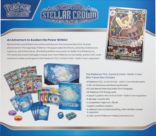 Pokemon TCG: Scarlet & Violet Stellar Crown Elite Trainer Box - 9
