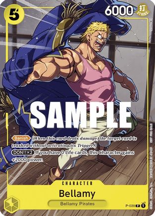 Bellamy (Pirates Party Vol. 4) (P-039) - One Piece Promotion Cards - Single Cards
