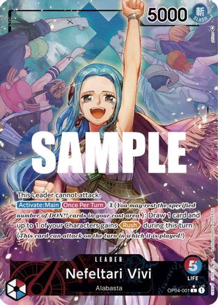 Nefeltari Vivi (001) (Alternate Art) [OP04-001] One Piece - Kingdoms of Intrigue - Single Cards