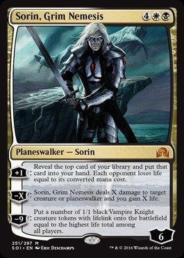 Magic The Gathering - Sorin, Grim Nemesis (251/297) - Shadows Over Innistrad