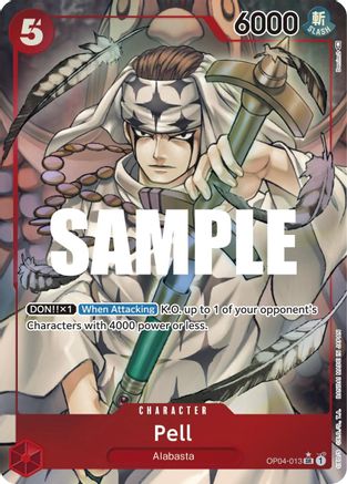 Pell (Alternate Art) [OP04-013] One Piece - Kingdoms of Intrigue - Single Cards