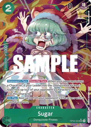 Sugar (Alternate Art) [OP04-024] One Piece - Kingdoms of Intrigue - Single Cards