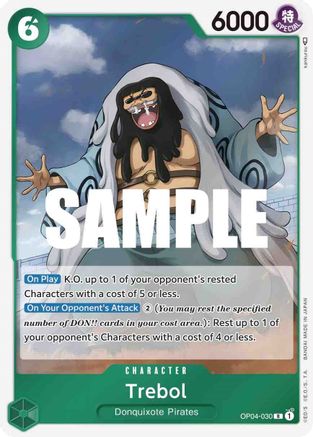 Trebol [OP04-030] One Piece - Kingdoms of Intrigue - Single Cards